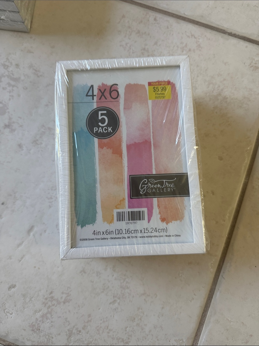 Green Tree Gallery White 4x6 Picture Frame Set (5 Pack)
